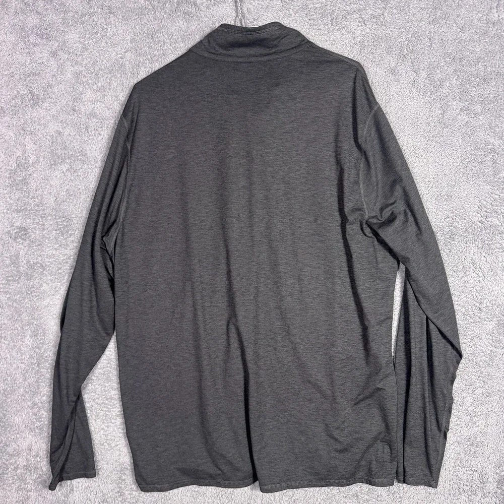 Vuori Pullover Mens 2XL XXL Gray Half Zip Ease Performance 2.0 Lightweight V2001